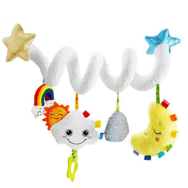 Baby Infant Rattles Plush Animal Stroller Hanging Bell Play Toy Doll Soft Bed L